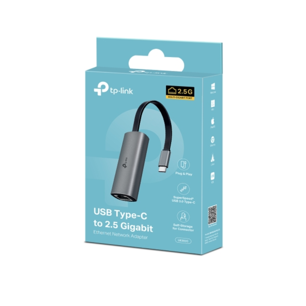 TP-Link USB Type-C to 2.5 Gigabit Ethernet Network Adapter | UE302C  UE302C