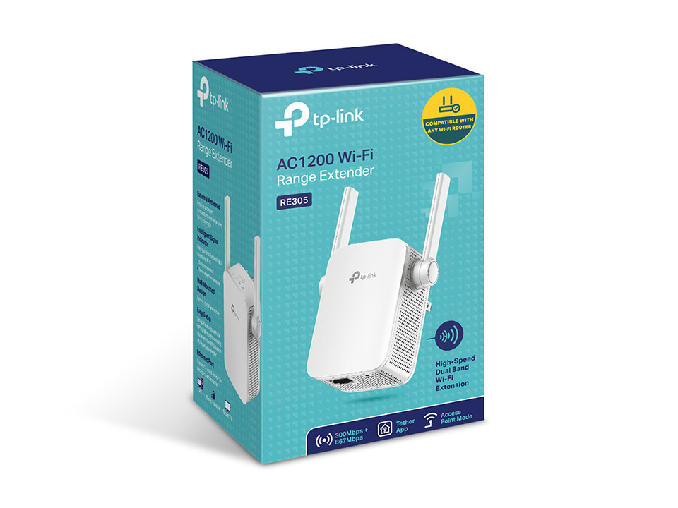 TP-Link RE305 AC1200 Wi-Fi Range Extender | RE305  RE305
