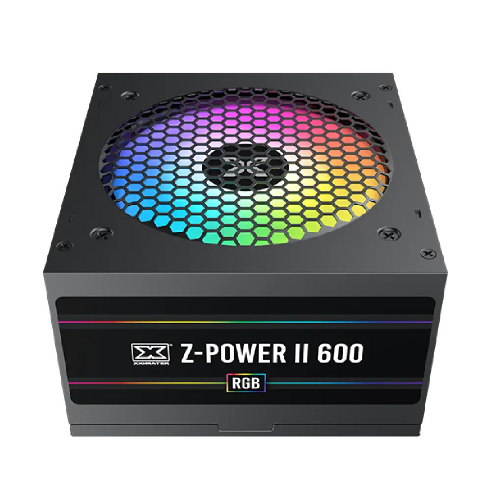 XIGMATEK Z-Power II RGB 600 PSU Non-Modular 400W ,Black | EN44540  EN44540