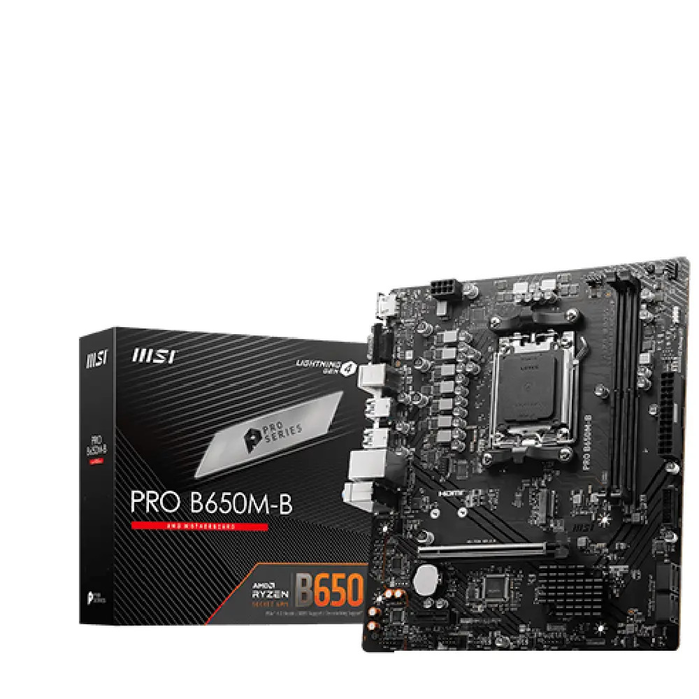MSI PRO B650M-B DDR5 AMD Motherboard | 911-7E28-016  911-7E28-016