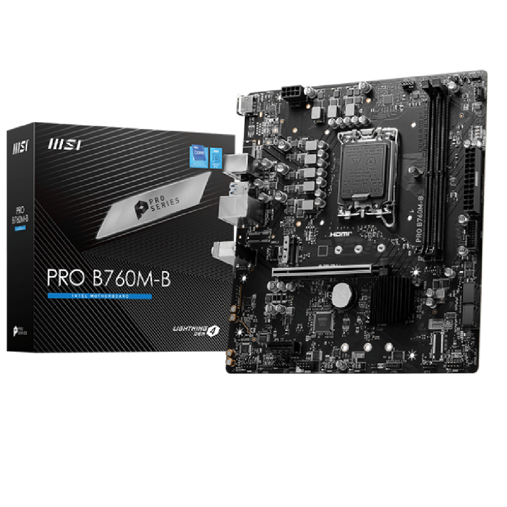 MSI PRO B760M-B DDR5 Motherboard | 911-7D90-054 911-7D90-054