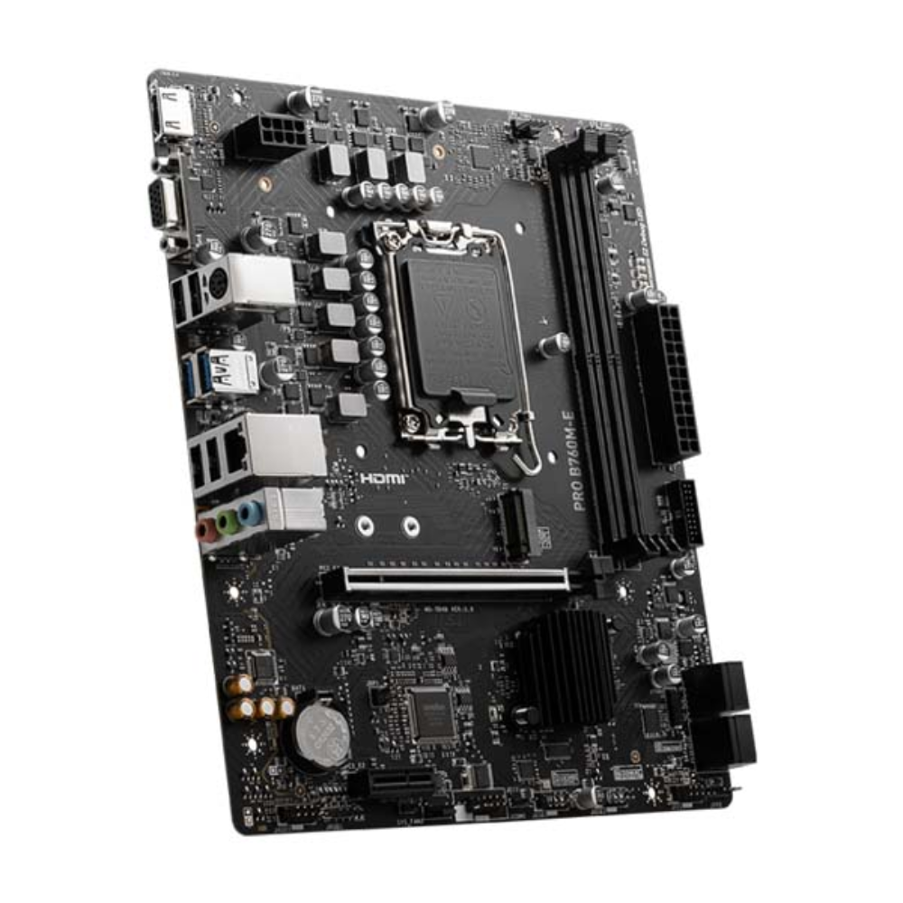 MSI PRO B760M-E DDR5 mATX Motherboard | 911-7D48-071 911-7D48-071
