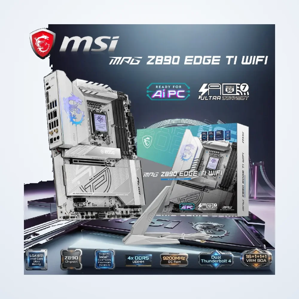 MSI MPG Z890 Edge Ti WiFi DDR5 Motherboard | 911-7E19-004  911-7E19-004