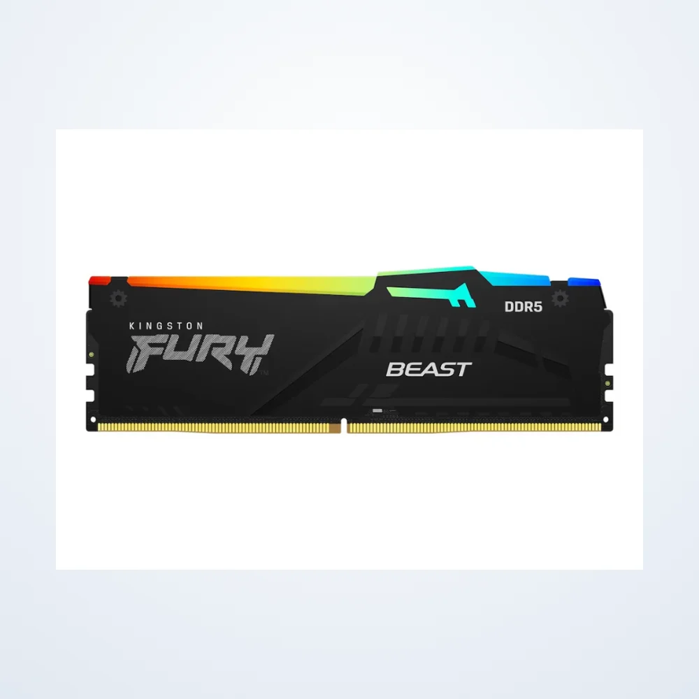 KINGSTON Fury Beast 16GB RGB 6000MT/s DDR5 CL36 Desktop Memory | KF560C36BBE2A-16  KF560C36BBE2A-16