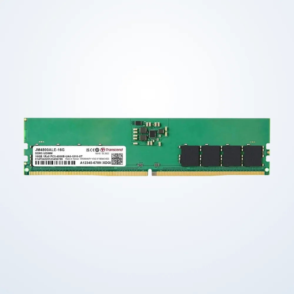 Transcend Memory Desktop DDR5 16GB 4800Mhz | JM4800ALE-16G  JM4800ALE-16G