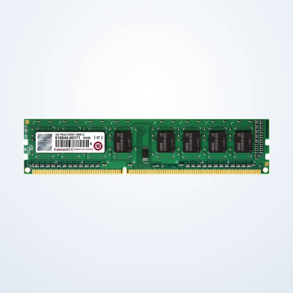 Transcend 4GB 1600Mhz DDR3 Desktop RAM | TS512MLK64V6H  TS512MLK64V6H