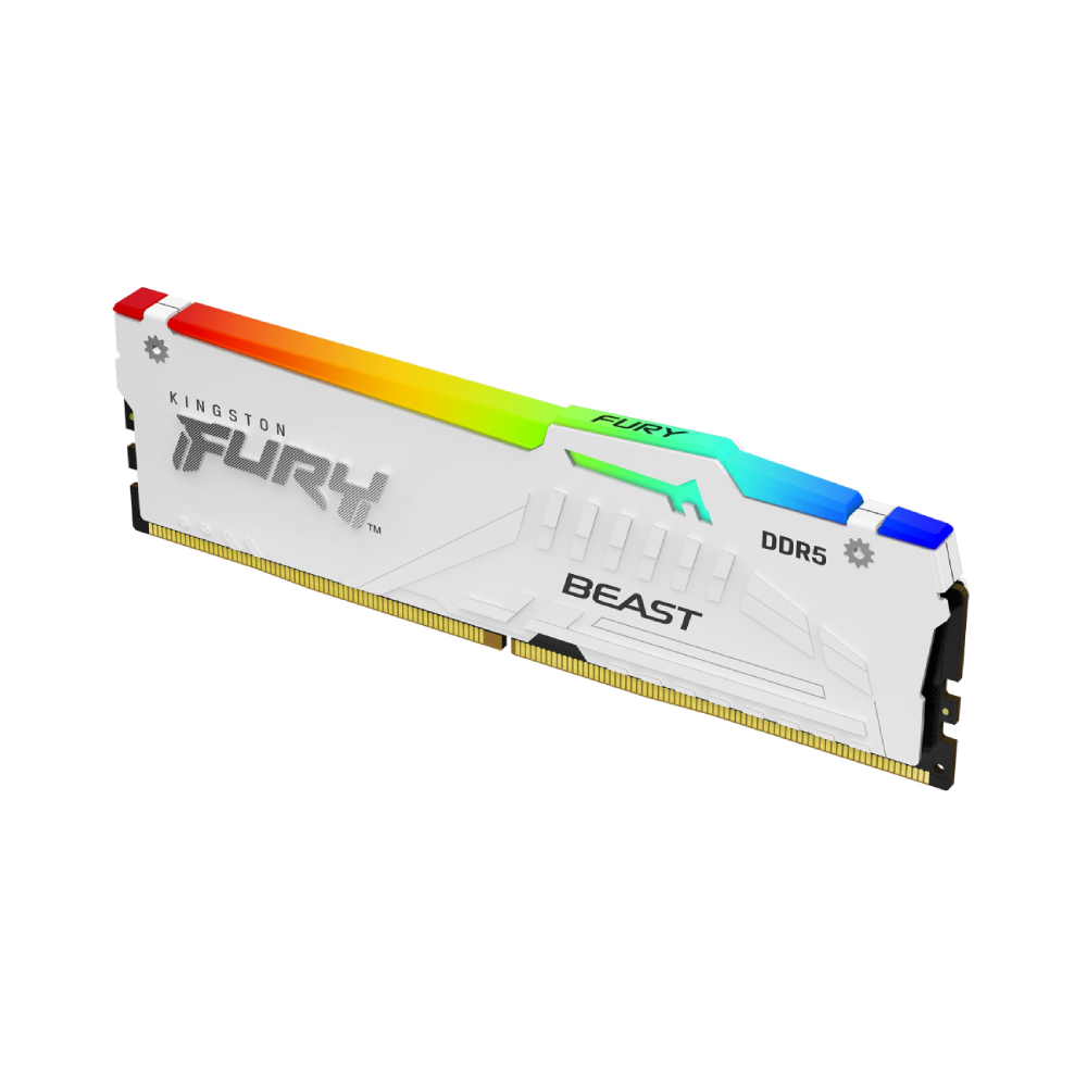 KINGSTON 16G DDR5 Beast RAM - White RGB | KF552C40BWA  KF552C40BWA