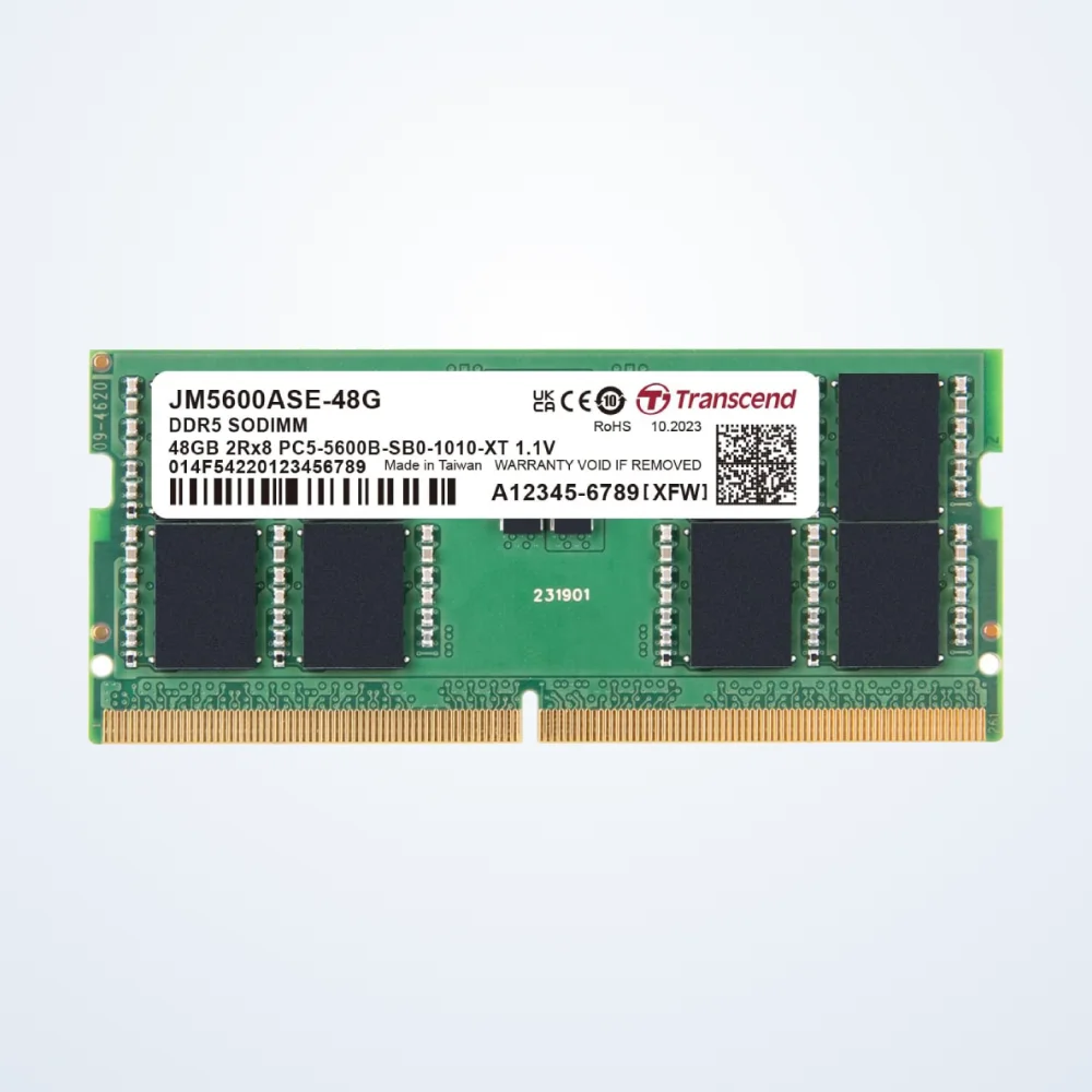 Transcend 48GB Memory Laptop DDR5 (5600) | JM5600ASE-48G  JM5600ASE-48G