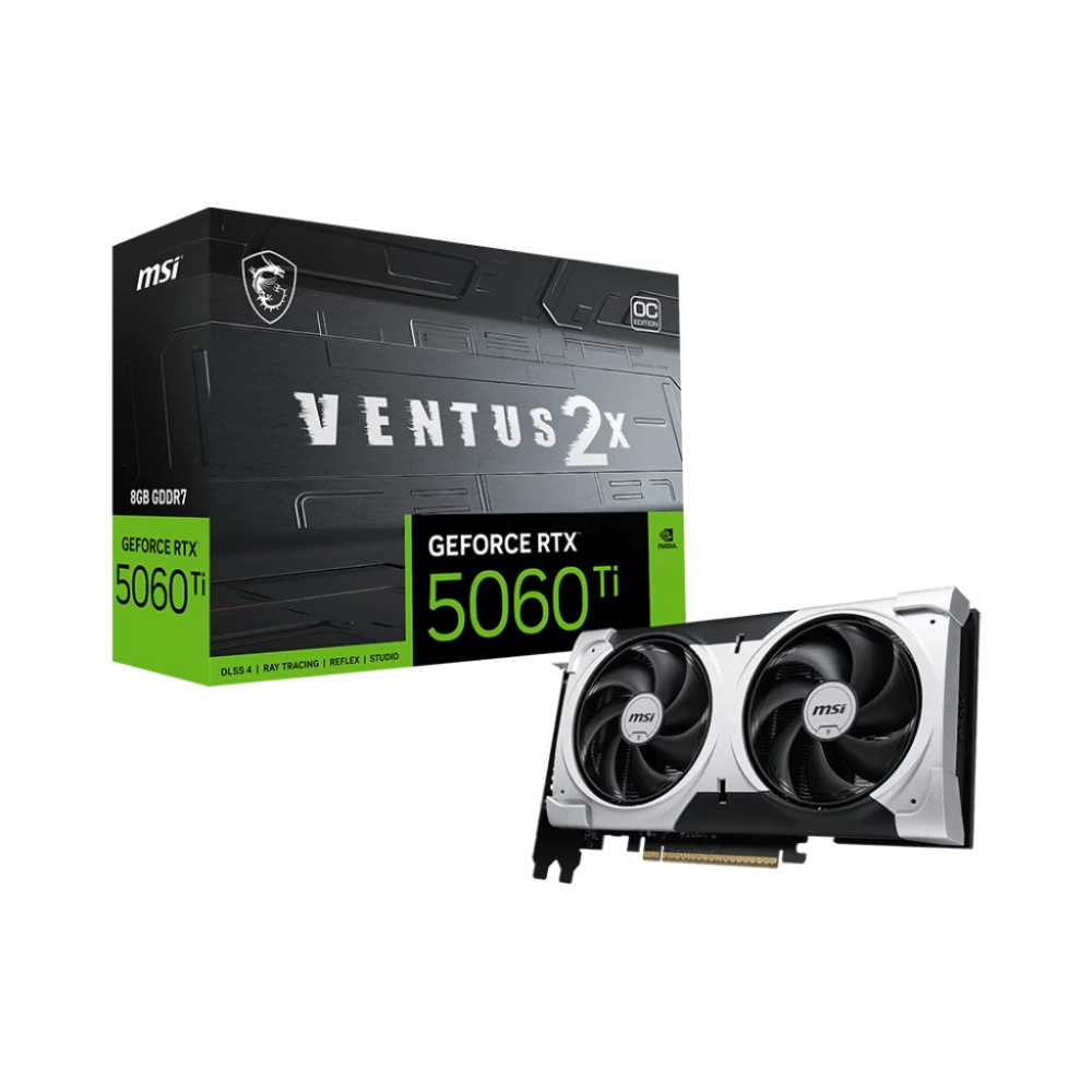 MSI GeForce RTX 5060 Ti 8G VENTUS 2X OC Plus Graphic Card | 912-V536-024  912-V536-024