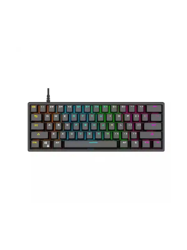 BAJEAL  G101 RGB Mechanical Gaming Keyboard 61 keys RED Switches, BLACK  G101 RGB Mechanical Gaming Keyboard