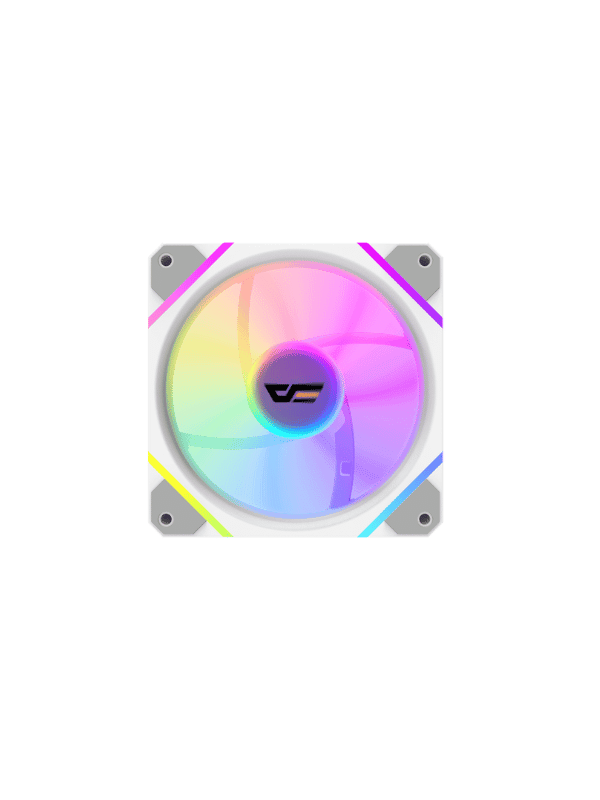 DARKFLASH Cooling Fan, WHITE DM12 Pro A-RGB