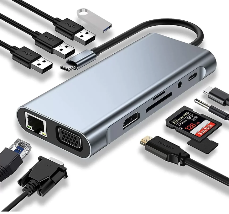 NE USB-C Multiport Adapter with 4K HDMI  11-in-1