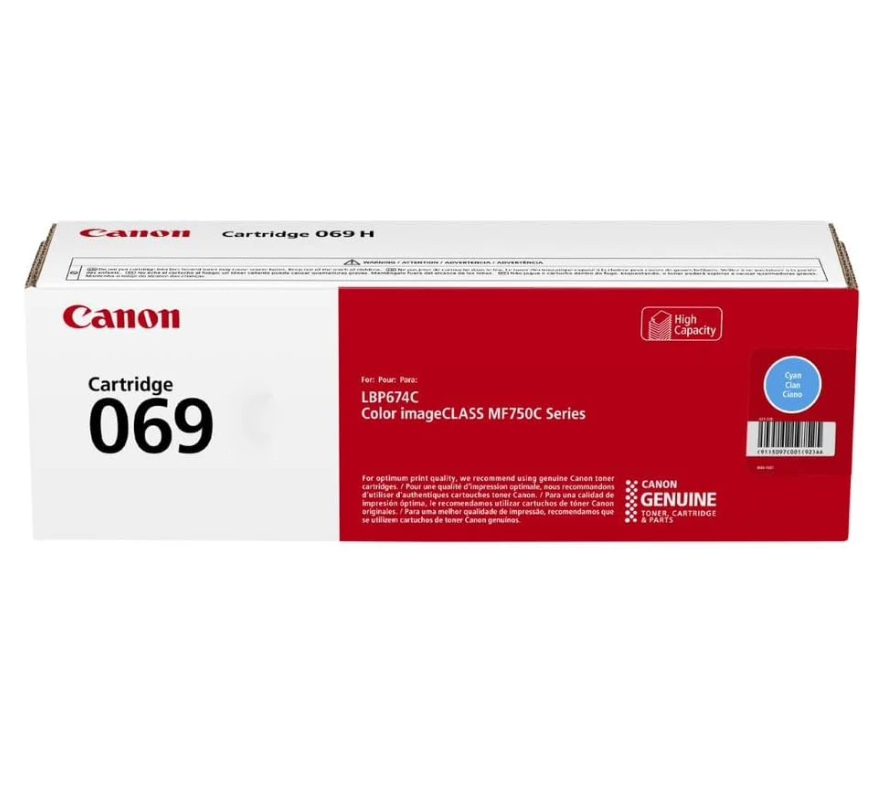 CANON Original Laser Toner Cartridge  Cyan  069 CN i-SENSYS LBP673 / MF750 Series