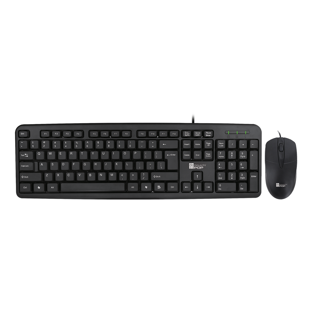 MOUSCHI Pop Wired Combo2 USB Wired Keyboard & Mouse  KM101