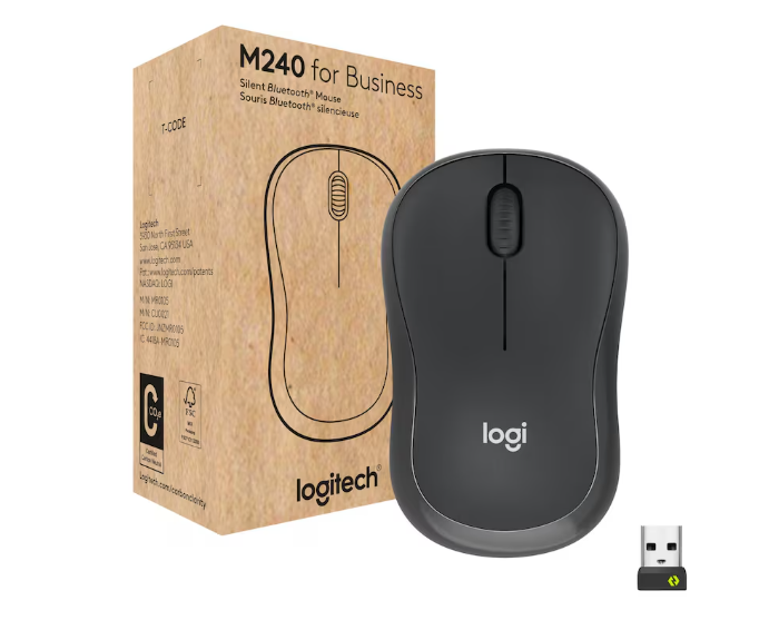 LOGITECH Bluetooth Mouse M240 Silent Graphite  910-007119