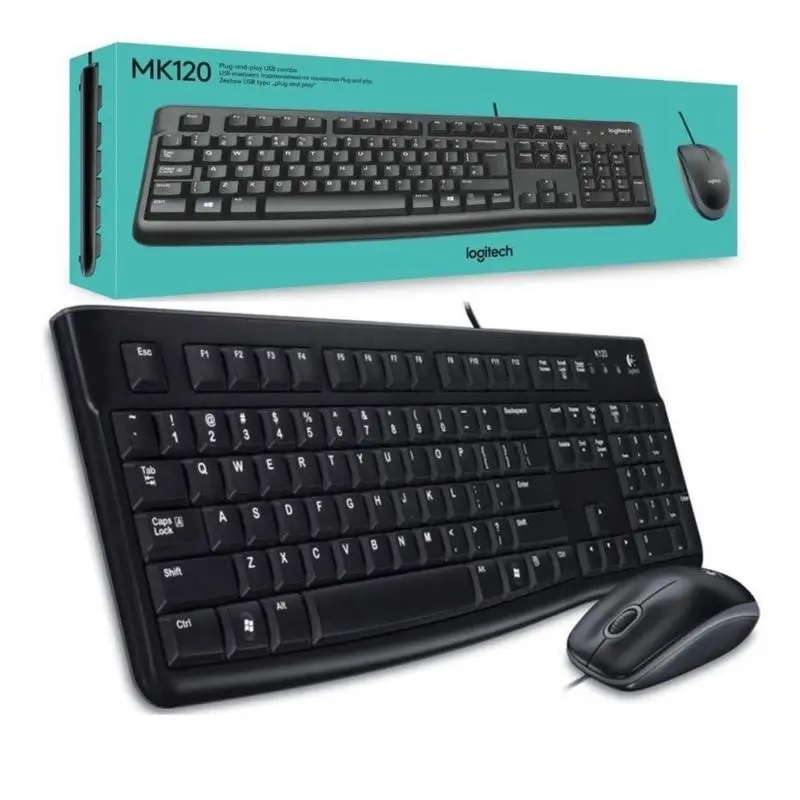 LOGITECH Wired Combo MK120 EN  920-002586
