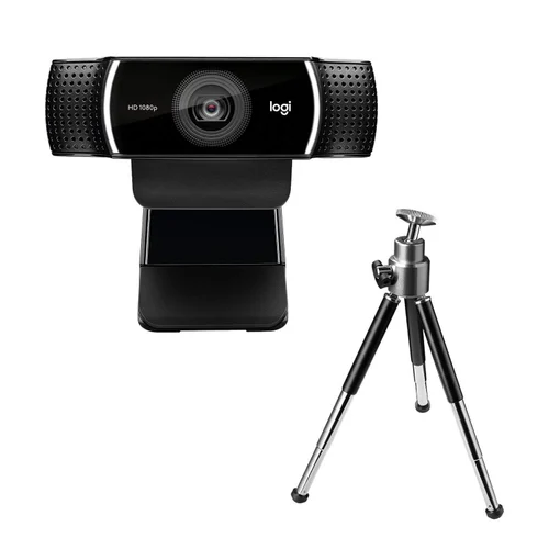 LOGITECH Webcam C922 Pro Stream Full HD 1080p USB With Tripod Black  960-001089