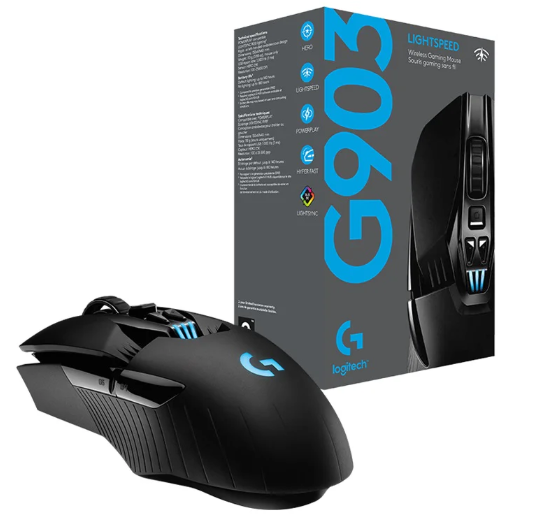 LOGITECH Gaming Mouse G903 LIGHTSPEED Wireless - HERO - BLACK - EER2 910-005673