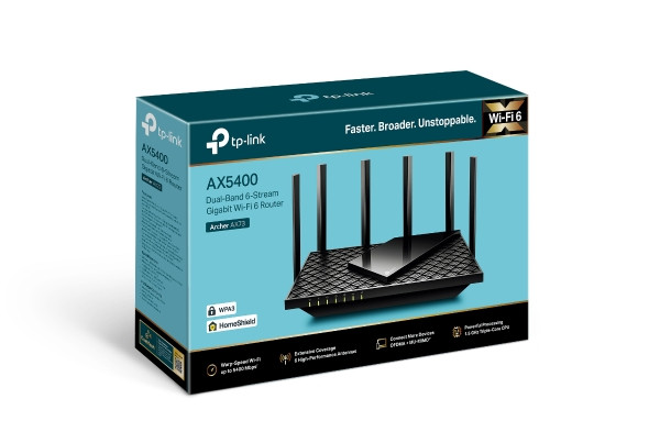 TPLINK AX5400 Dual-Band Gigabit Wi-Fi 6 Router | Archer AX73  Archer AX73