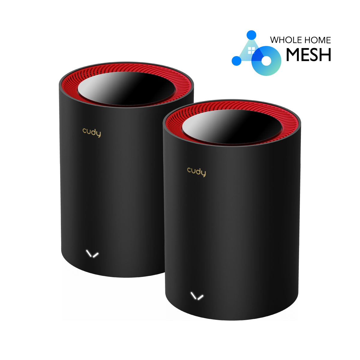CUDY AX3000 2.5G Dual Band Wi-Fi 6 Mesh System, 2-Pack | M3000 M3000