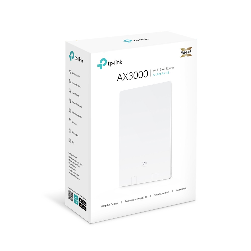 TP-LINK Archer Air R5 AX3000 Dual-Band Wi-Fi 6 Air Router | Archer Air R5 Archer Air R5