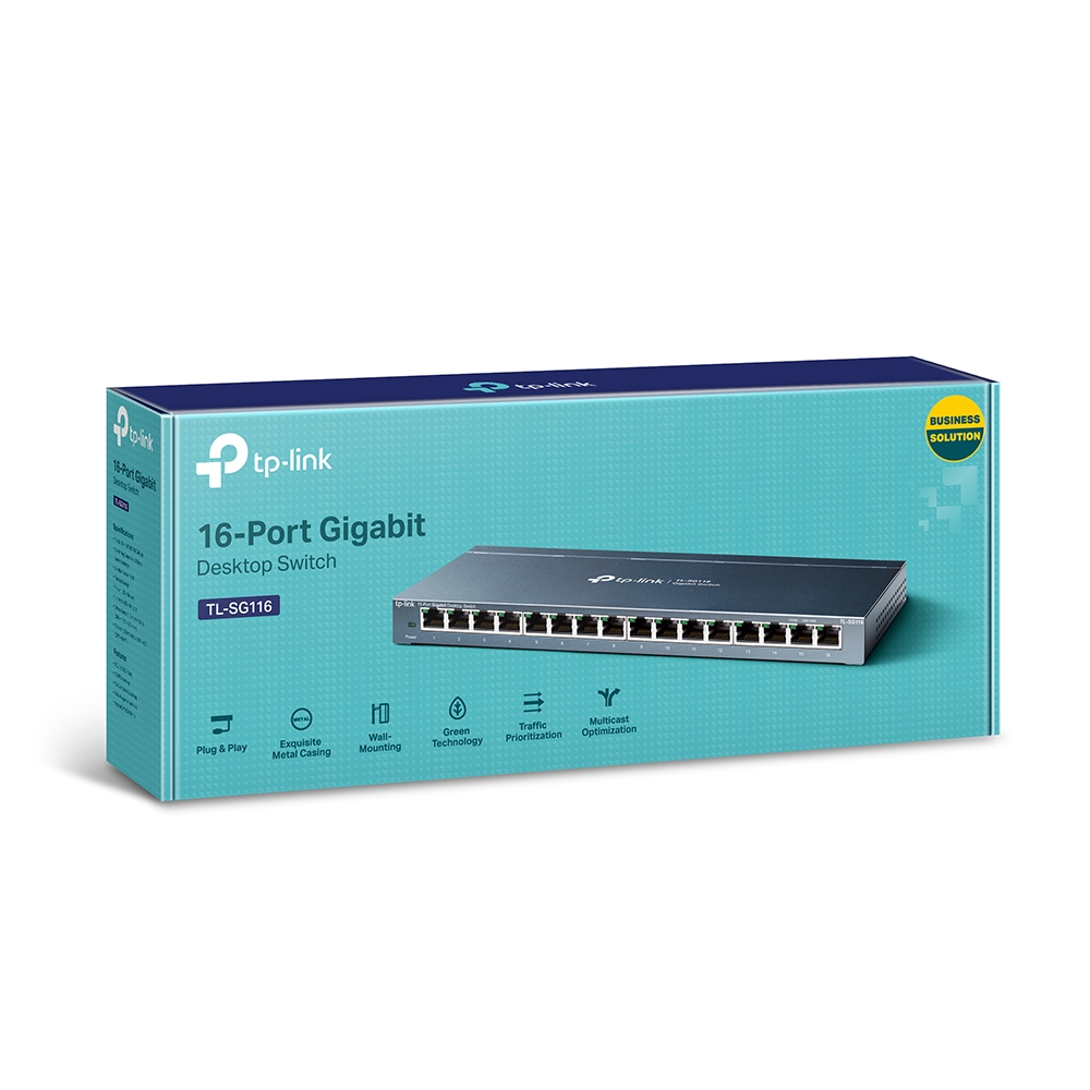 TP-LINK 16-Port Gigabit Desktop Switch | TL-SG116  TL-SG116