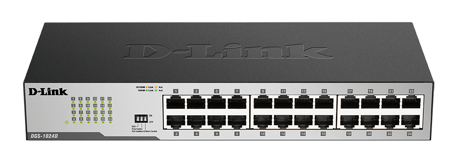 D-Link 24-Port Gigabit Unmanaged Desktop Switch | DGS-1024D/E  DGS-1024D/E