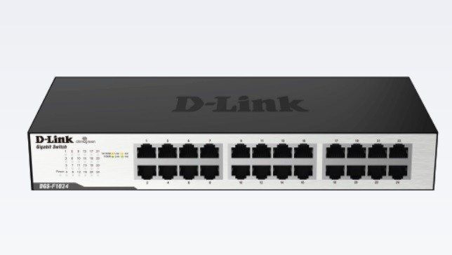 D-Link 24 Port 10/100/1000 Mbps Unmanaged Switch |DGS-F1024  DGS-F1024