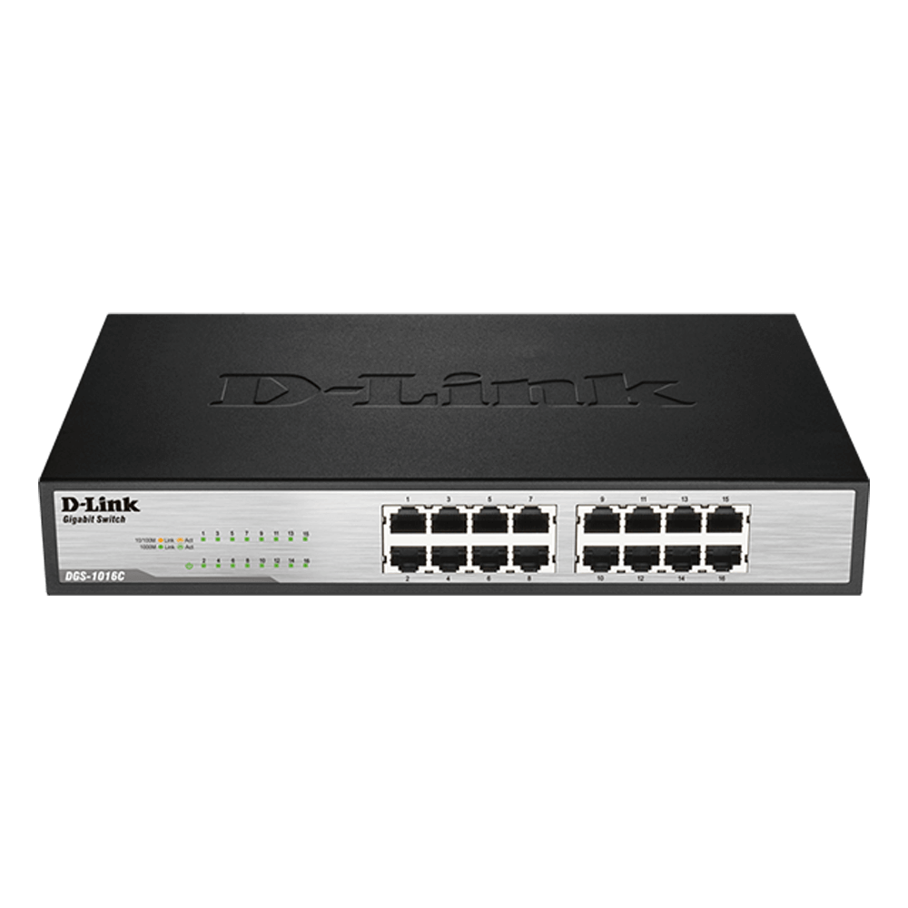 D-Link 16-Port Gigabit Unmanaged Switch | DGS-1016C/E  DGS-1016C/E