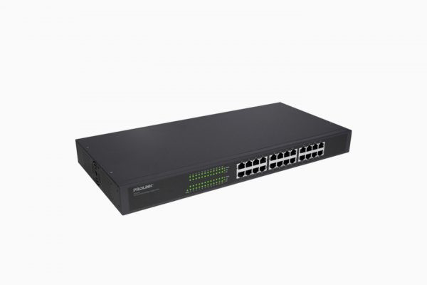 PROLINK 24-PORT 10/100/1000MBPS GIGABIT ETHERNET SWITCH RACK MOUNTABLE | PSG2402  PSG2402